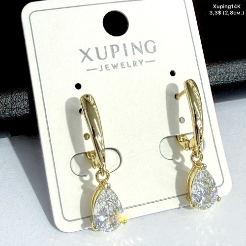 Сережки Xuping14К 10897 (2.8см)